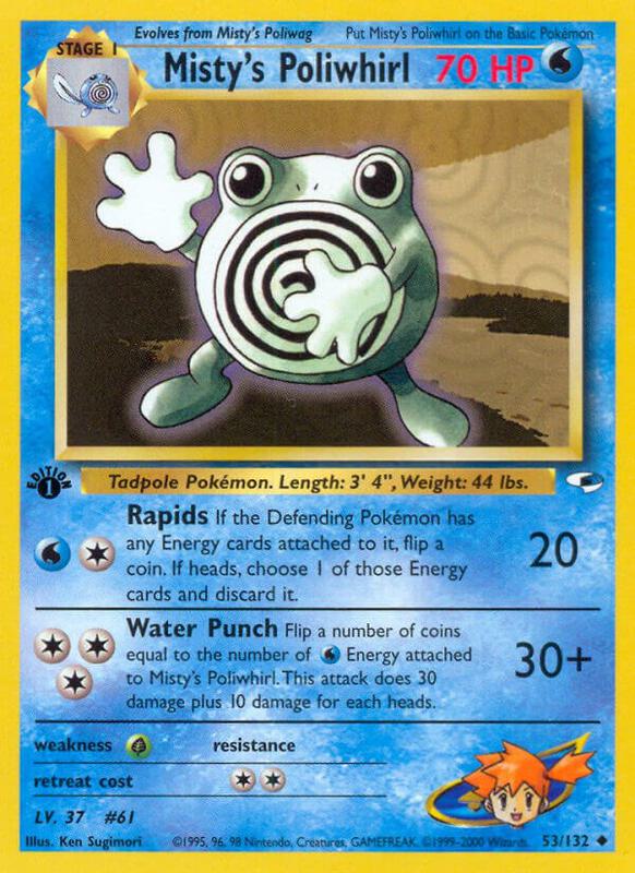 Misty's Poliwhirl 053/132 - Gym Heroes