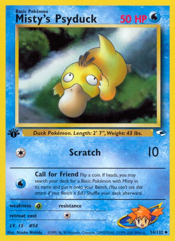 Misty's Psyduck 054/132 - Gym Heroes