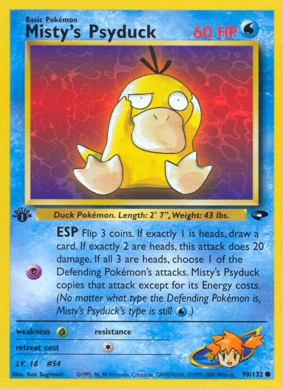 Misty's Psyduck 090/132 - Gym Challenge