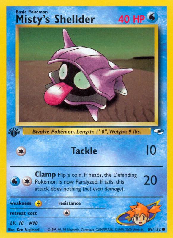 Misty's Shellder 089/132 - Gym Heroes