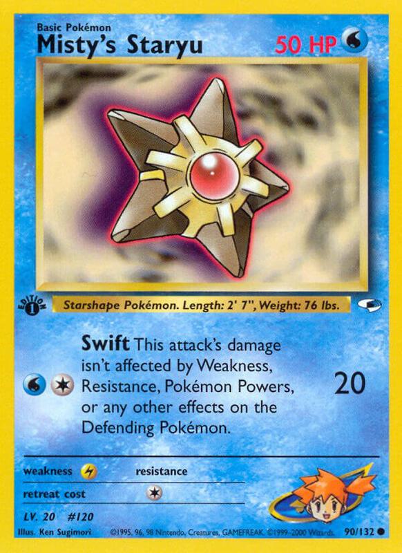 Misty's Staryu 090/132 - Gym Heroes