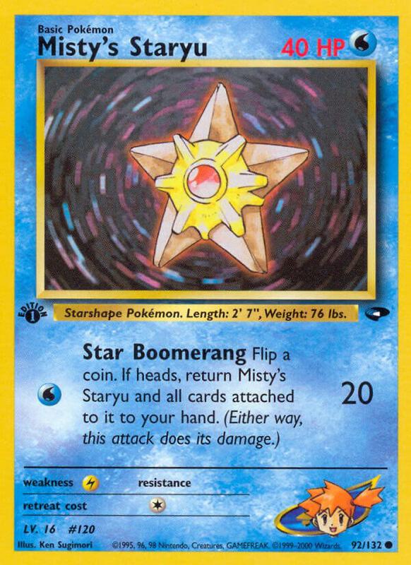 Misty's Staryu 092/132 - Gym Challenge
