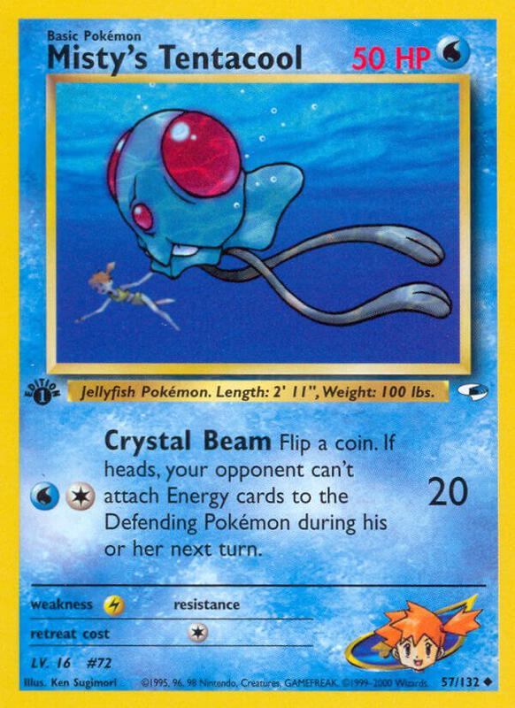 Misty's Tentacool 057/132 - Gym Heroes