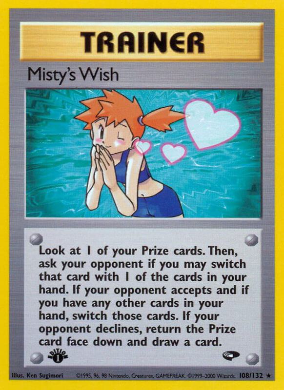 Misty's Wish 108/132 - Gym Challenge