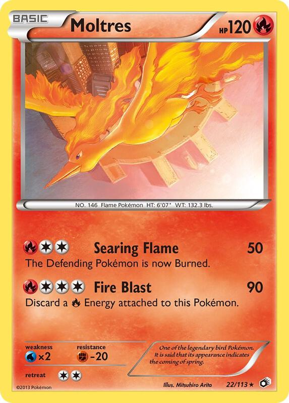 Moltres 22/113 - Legendary Treasures