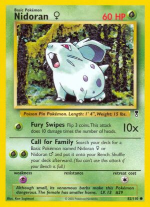 Nidoran ♀ 082/110 - Legendary Collection