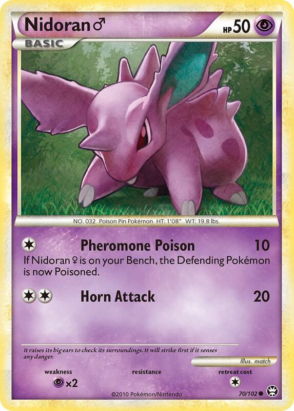 Nidoran ♂ 70/102 - HS—Triumphant