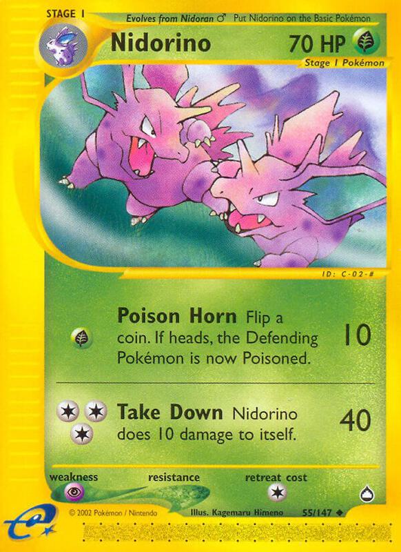 Nidorino 055/147 - Aquapolis