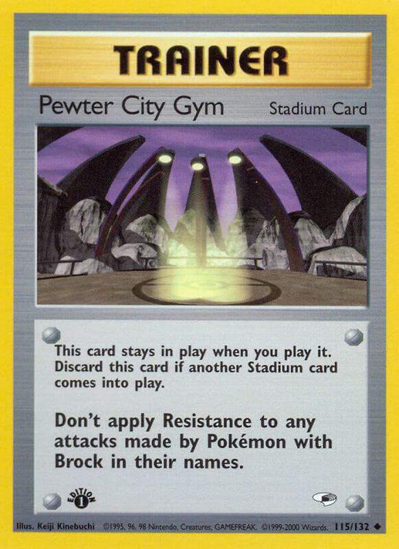 Pewter City Gym 115/132 - Gym Heroes
