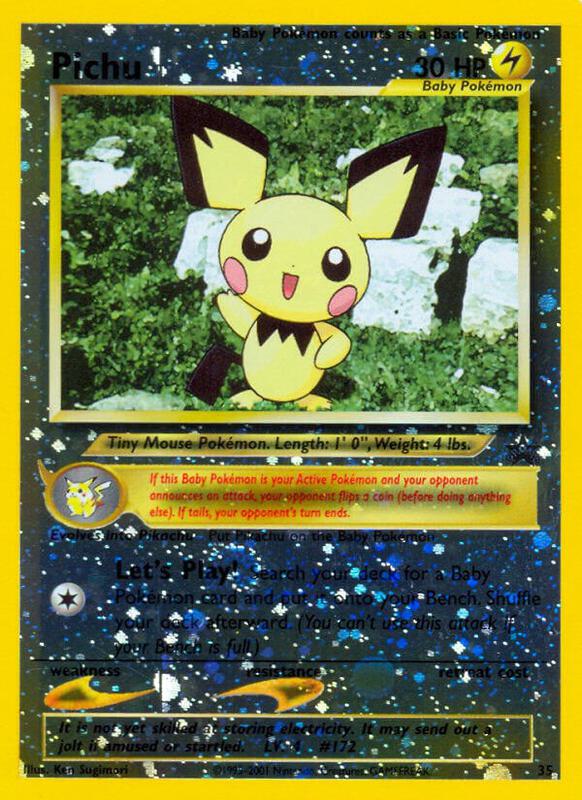Karta Pokemon Pichu 35/53 - WoTC Promo