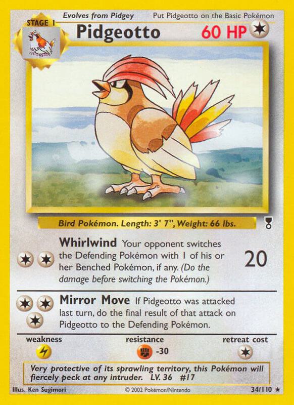 Pidgeotto 034/110 - Legendary Collection
