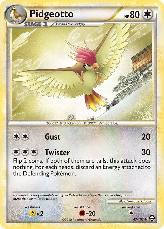 Pidgeotto 47/102 - HS—Triumphant
