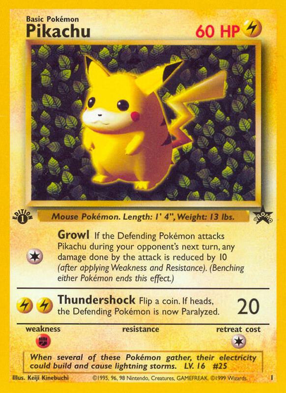 Pikachu 01/53 - Wizards Black Star Promos