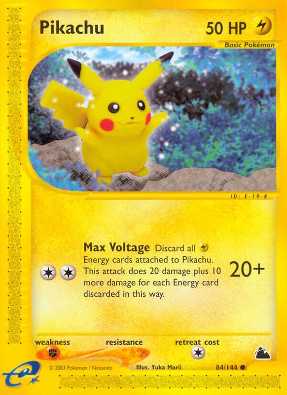 Pikachu 084/144 - Skyridge
