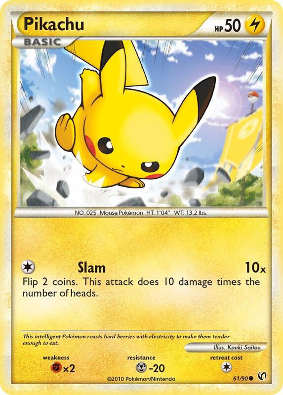 Pikachu 61/90 - HS—Undaunted