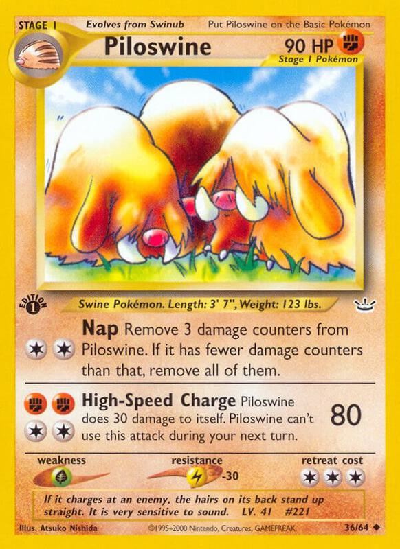Piloswine 36/64 - Neo Revelation