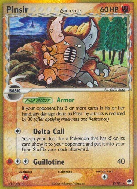 Pinsir δ 9/101 - Dragon Frontiers