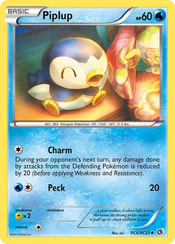 Karta Pokemon Piplup - Legendary Treasures: Radiant Collection RC6/RC25