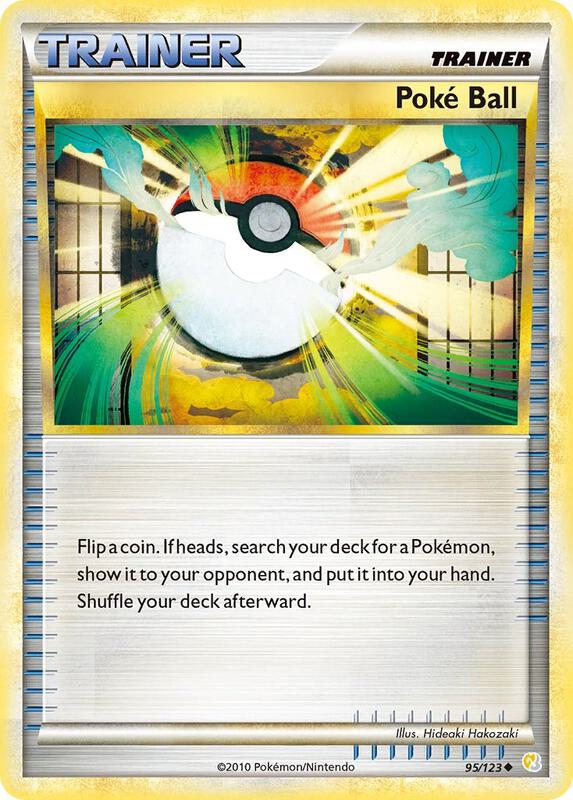 Karta Pokemon Poke Ball 95/123 - HeartGold SoulSilver