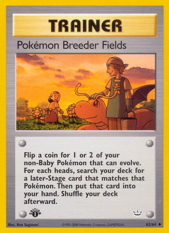 Pokémon Breeder Fields 62/64 - Neo Revelation
