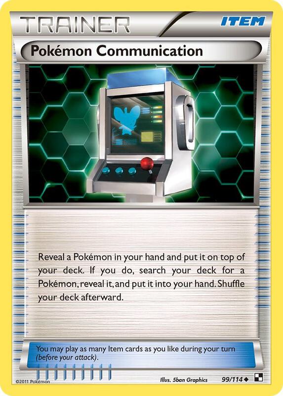 Pokémon Communication 99/114 - Black & White