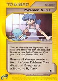 Pokémon Nurse 145/165 - Expedition Base Set