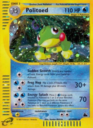 Karta Pokemon Politoed (H23) - Skyridge H23/H32