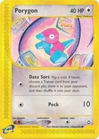 Karta Pokemon Porygon (103b) - Aquapolis 103b/147