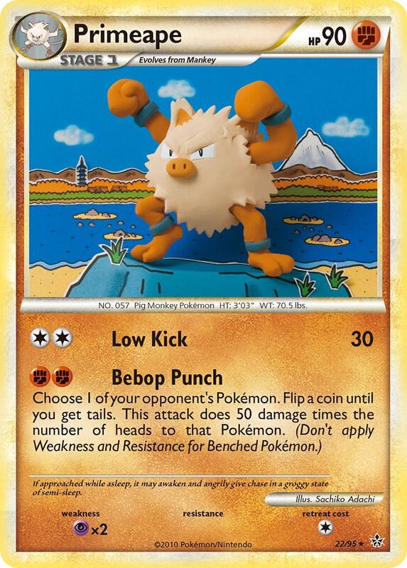 Primeape 22/95 - HS—Unleashed