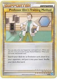Karta Pokemon Professor Elm's Training Method 25/30 - HGSS Trainer Kit: Gyarados & Raichu