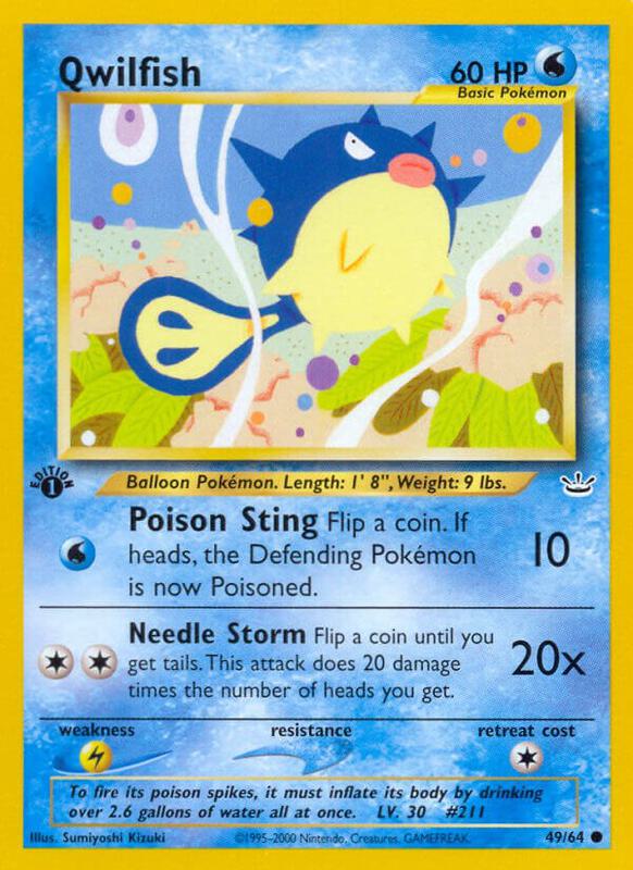 Qwilfish 49/64 - Neo Revelation