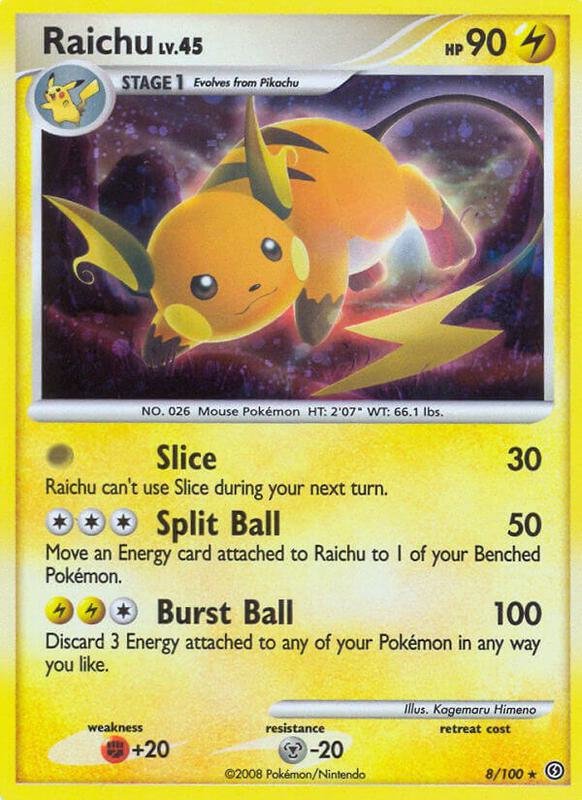 Raichu 8/100 - Stormfront