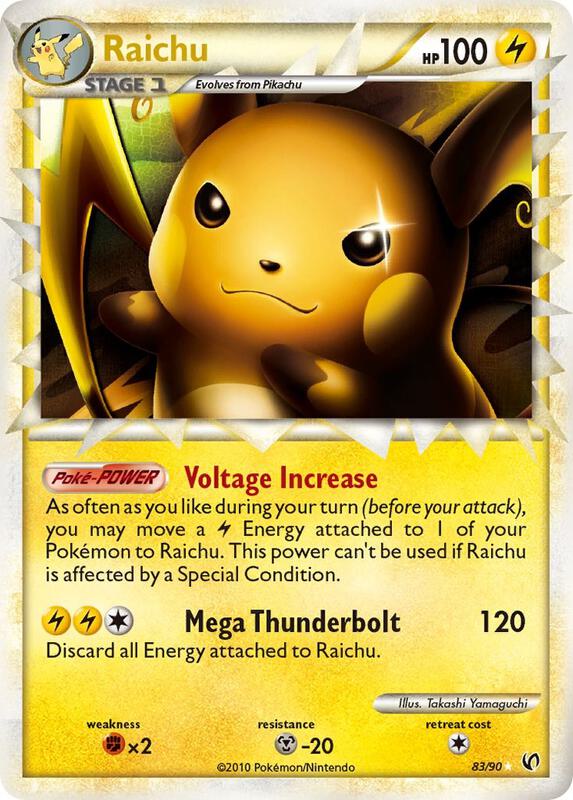 Raichu 83/90 - HS—Undaunted