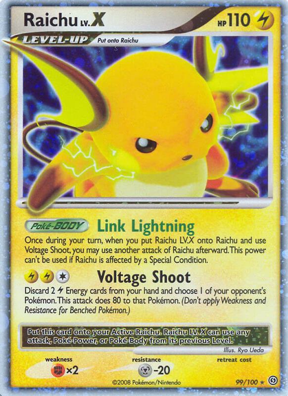 Raichu LV.X 99/100 - Stormfront