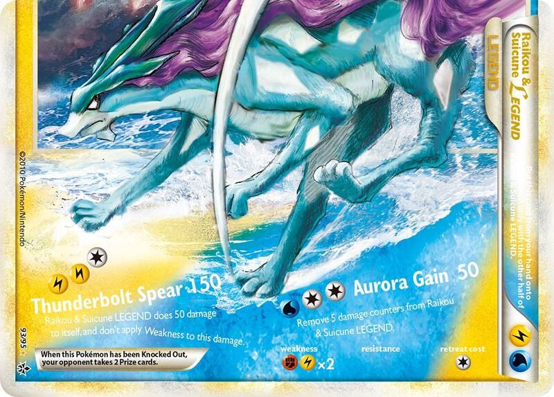 Raikou & Suicune LEGEND 93/95 - HS—Unleashed