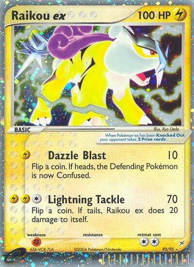 Raikou ex 92/95 - Team Magma vs Team Aqua