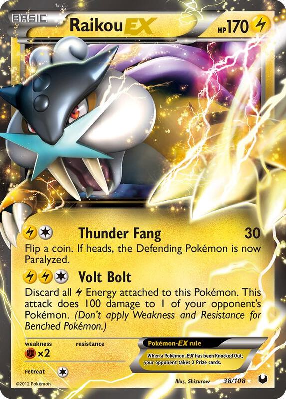 Raikou-EX 38/108 - Dark Explorers