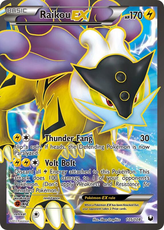 Raikou-EX 105/108 - Dark Explorers