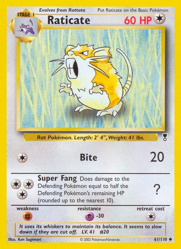Raticate 061/110 - Legendary Collection