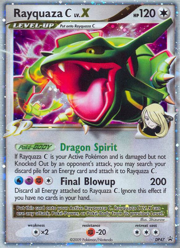 Karta Pokemon Rayquaza C LV.X - DP47 - Diamond and Pearl Promos DP47