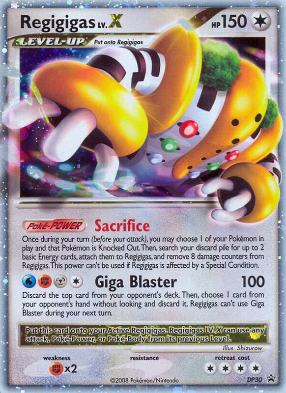 Karta Pokemon Regigigas LV.X - DP30 - Diamond and Pearl Promos DP30