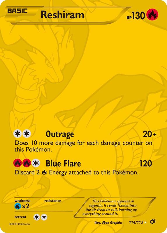 Reshiram 114/113 - Legendary Treasures