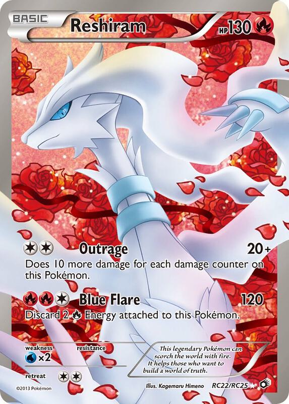 Karta Pokemon Reshiram (Full Art) - Legendary Treasures: Radiant Collection RC22/RC25