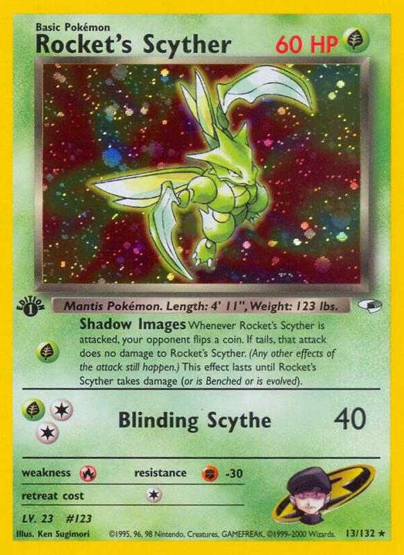 Rocket's Scyther 013/132 - Gym Heroes