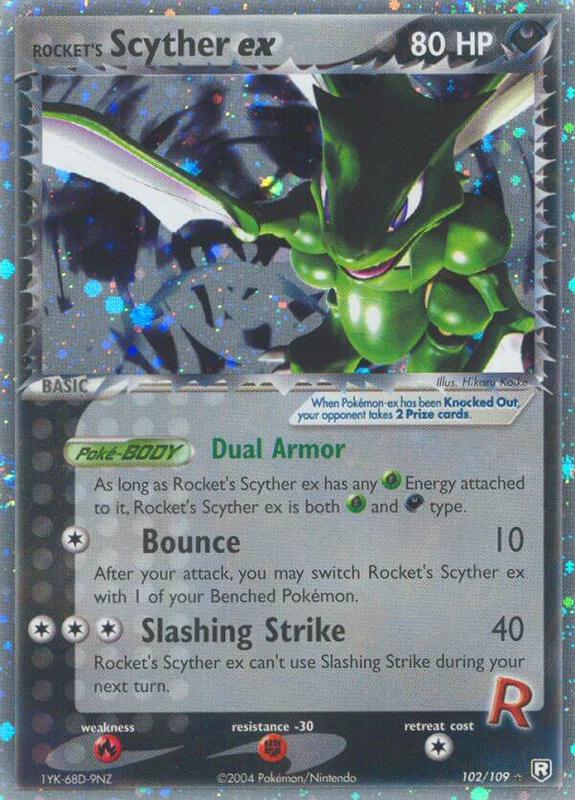 Rocket's Scyther ex 102/109 - Team Rocket Returns
