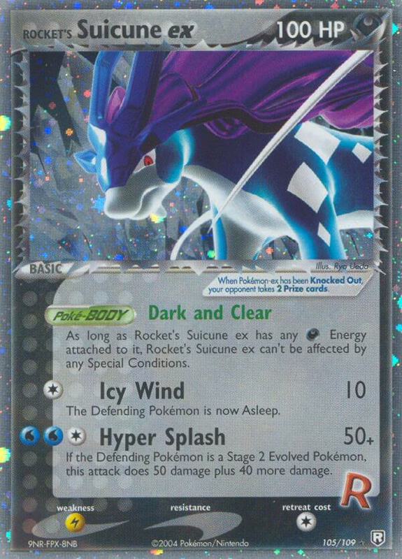 Rocket's Suicune ex 105/109 - Team Rocket Returns
