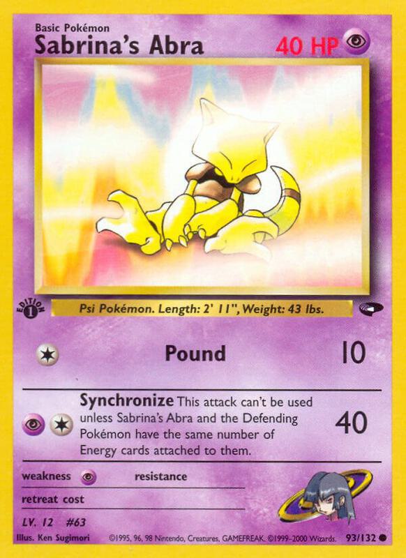 Sabrina's Abra 093/132 - Gym Challenge