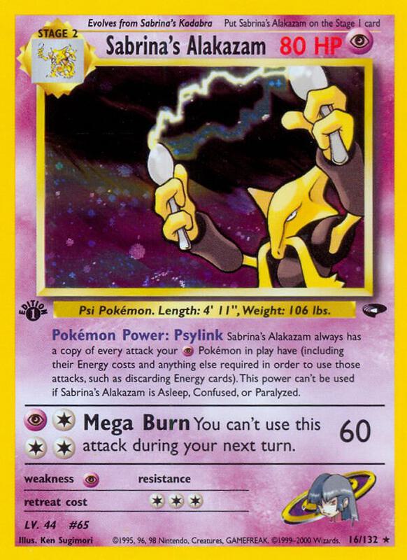 Sabrina's Alakazam 016/132 - Gym Challenge