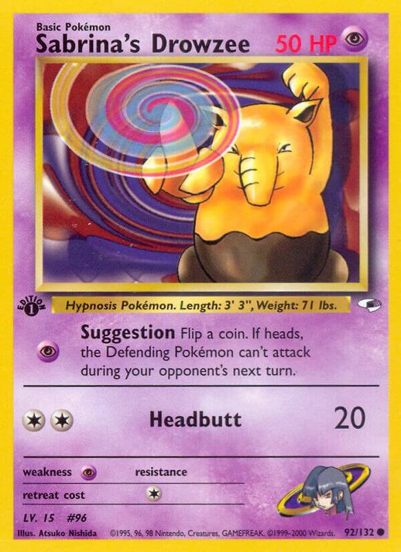Sabrina's Drowzee 092/132 - Gym Heroes