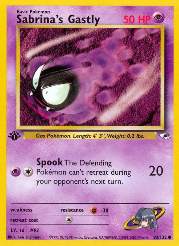 Sabrina's Gastly 093/132 - Gym Heroes
